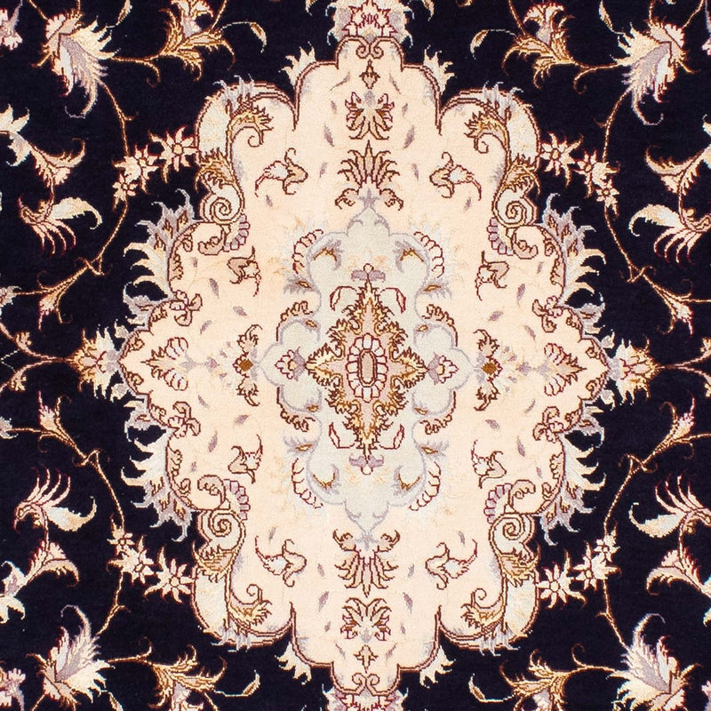 Dywan perski - Tabriz - Królewski - 240 x 167 cm - ciemnoniebieski