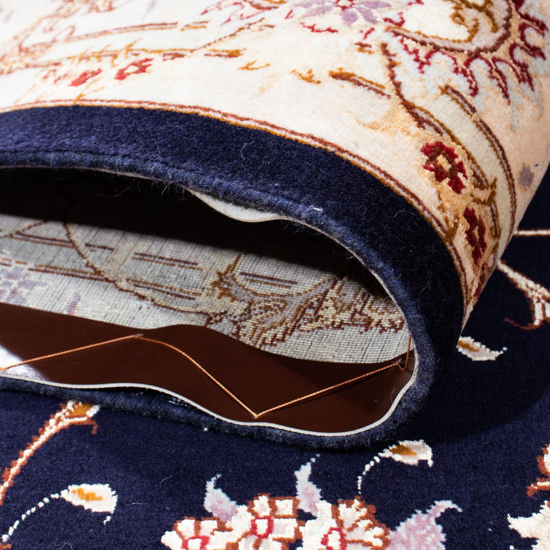 Dywan perski - Tabriz - Królewski - 240 x 167 cm - ciemnoniebieski