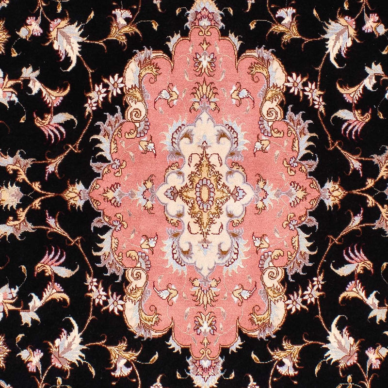 Dywan perski - Tabriz - Królewski - 244 x 166 cm - ciemnoniebieski