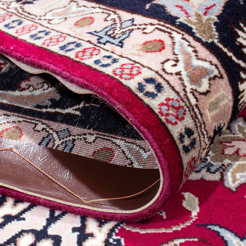 Dywan perski - Tabriz - Królewski - 184 x 154 cm - ciemna czerwień