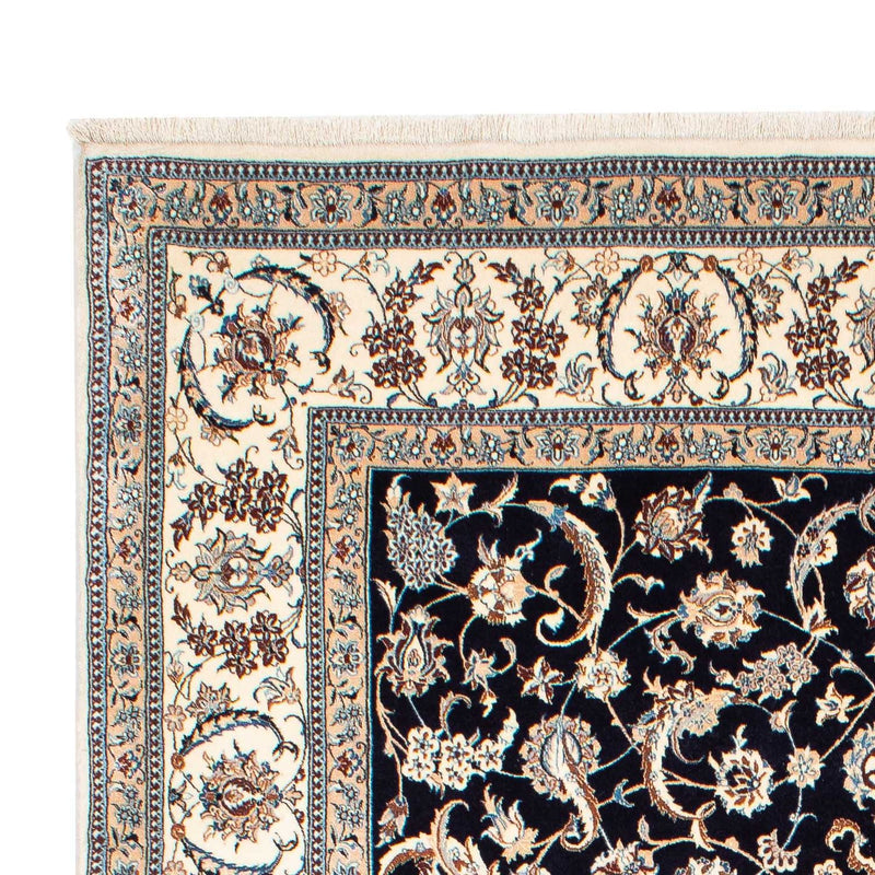 Dywan perski - Nain - Premium - 267 x 173 cm - ciemnoniebieski