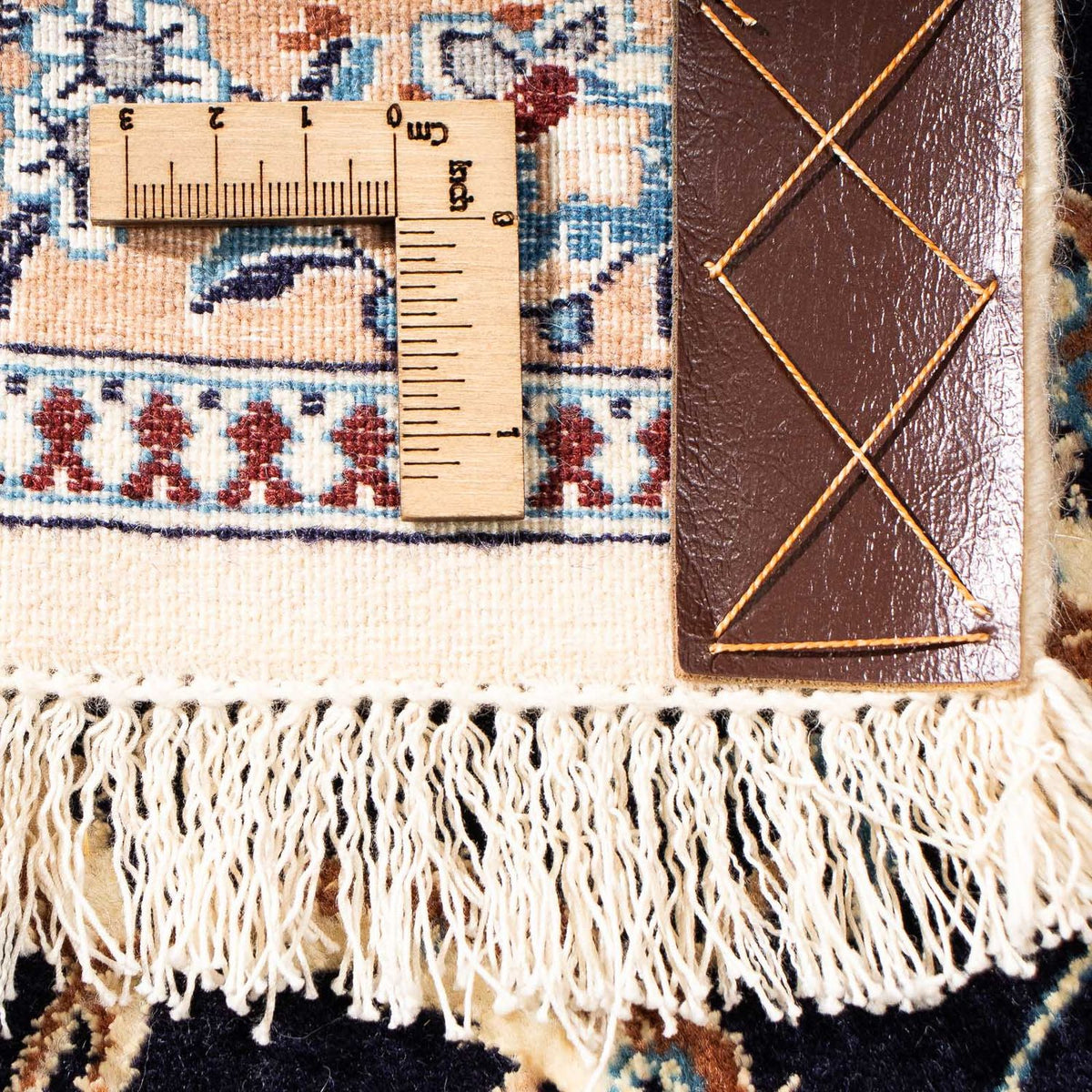 Dywan perski - Nain - Premium - 267 x 173 cm - ciemnoniebieski