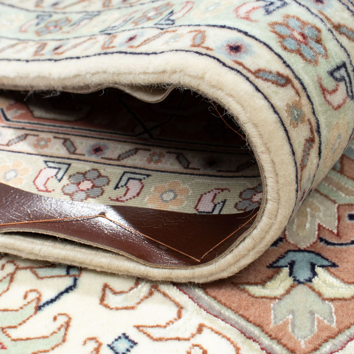 Dywan perski - Tabriz - Królewski - 303 x 207 cm - beżowy