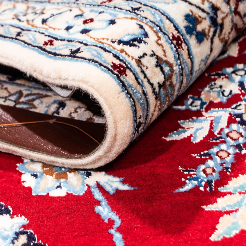 Dywan perski - Nain - Premium - 236 x 153 cm - ciemna czerwień