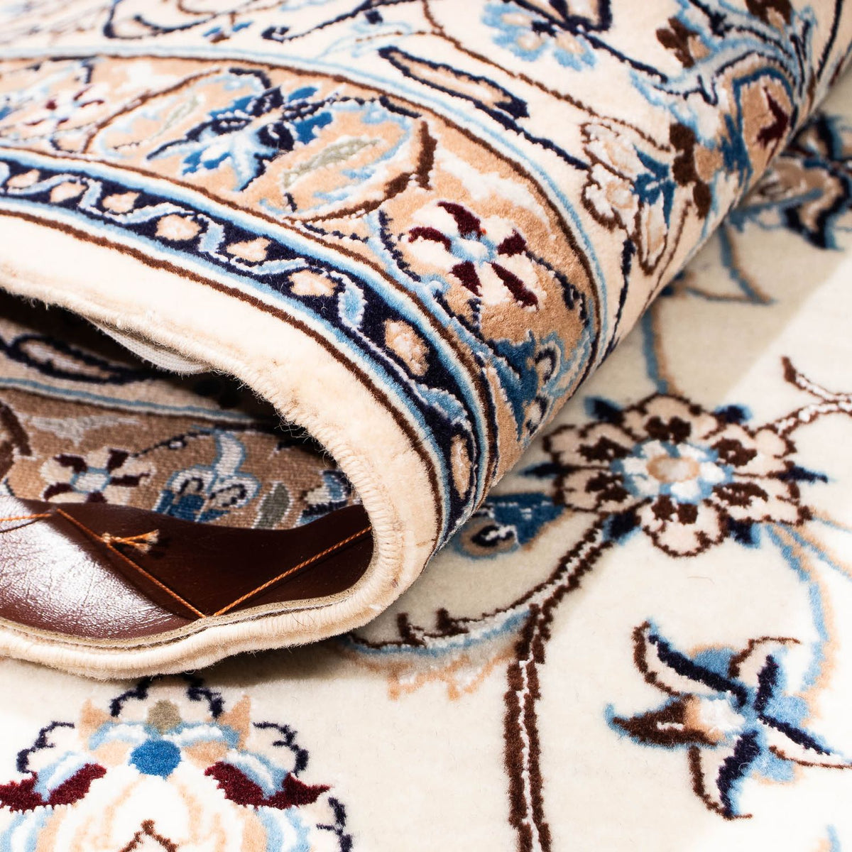 Dywan perski - Nain - Premium - 243 x 160 cm - beżowy