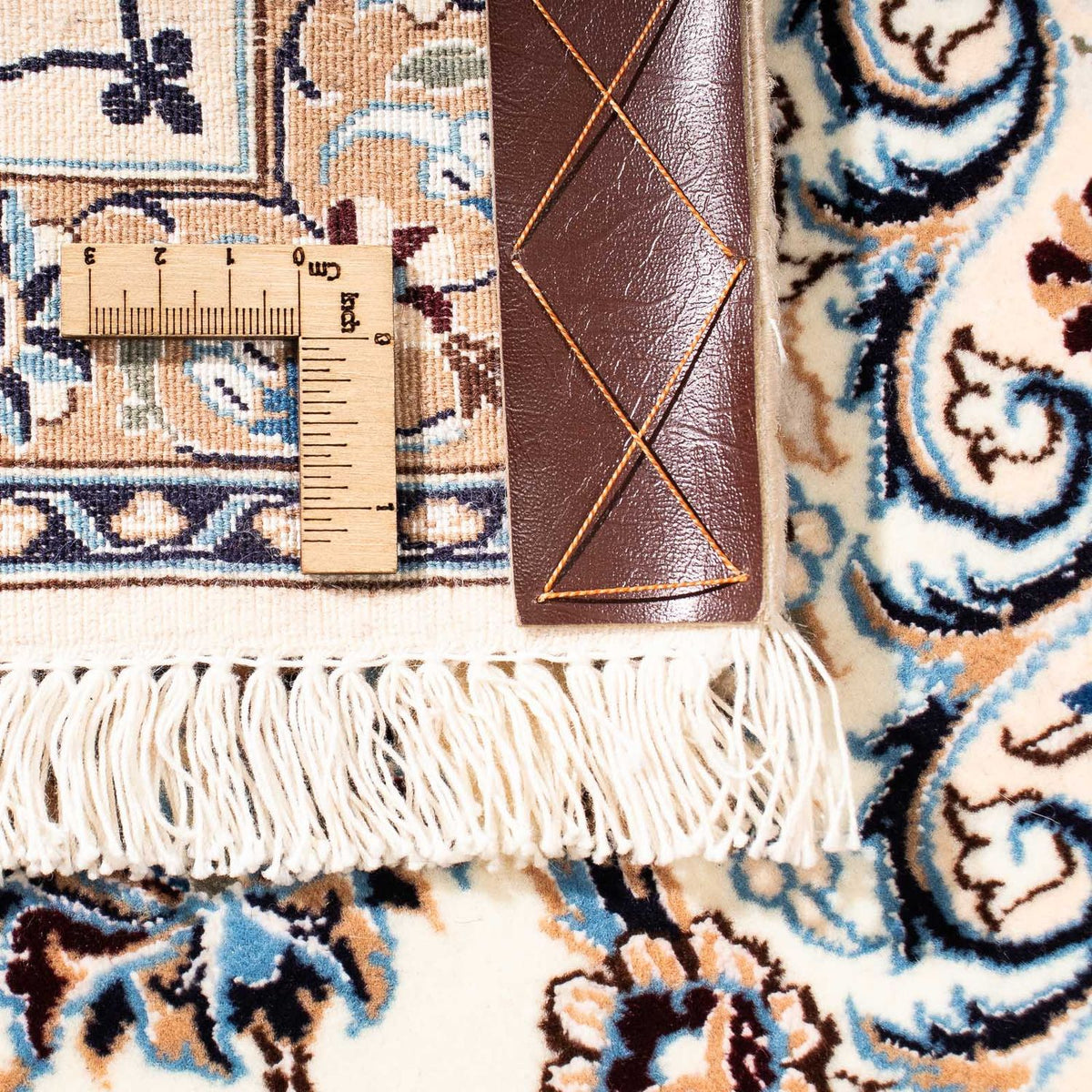 Dywan perski - Nain - Premium - 243 x 160 cm - beżowy