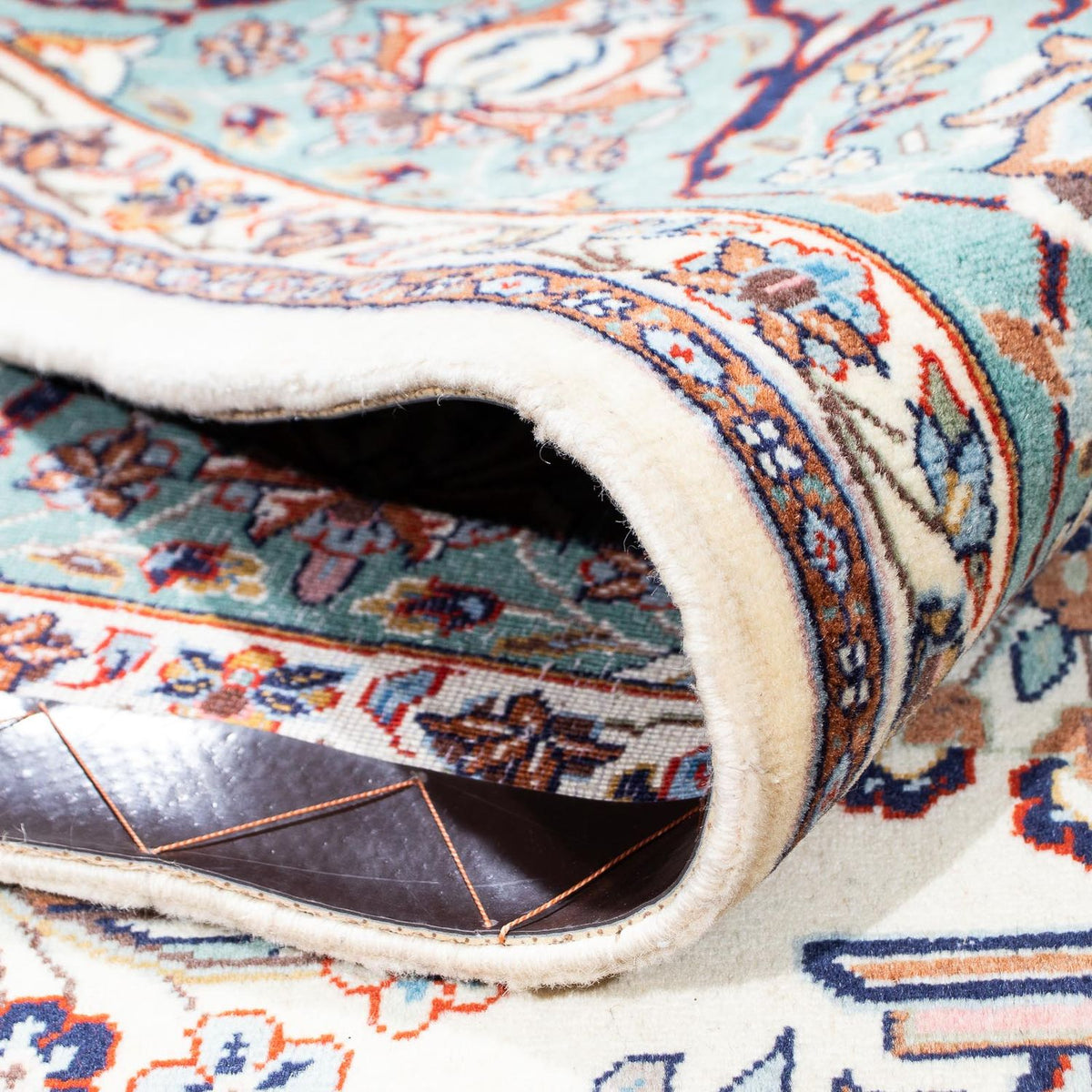 Dywan perski - Ghom - 258 x 163 cm - beżowy