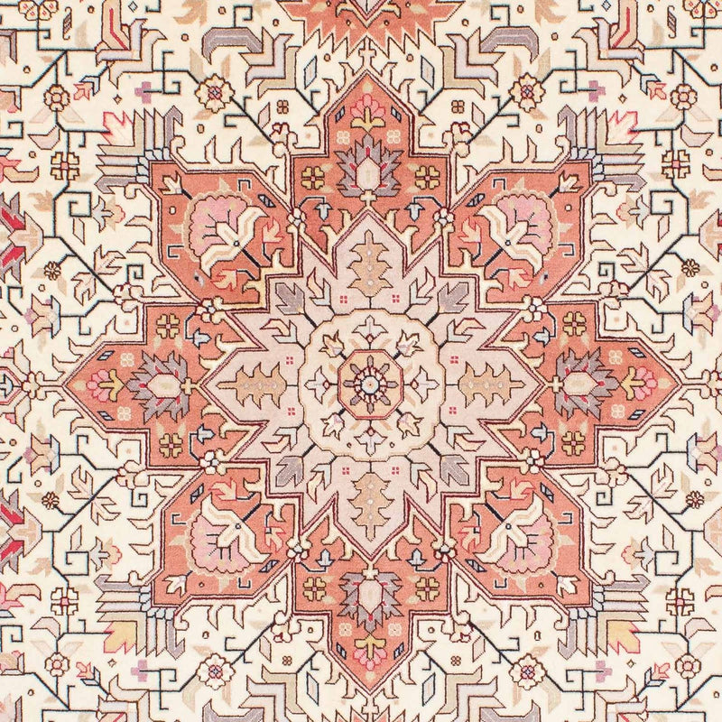 Dywan perski - Tabriz - Królewski - 208 x 153 cm - beżowy
