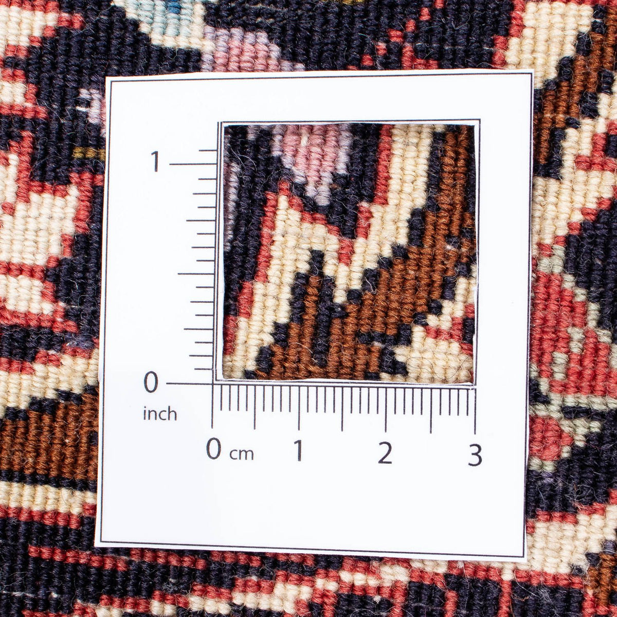 Dywan perski - Bijar okrągły  - 300 x 300 cm - jasna czerwień