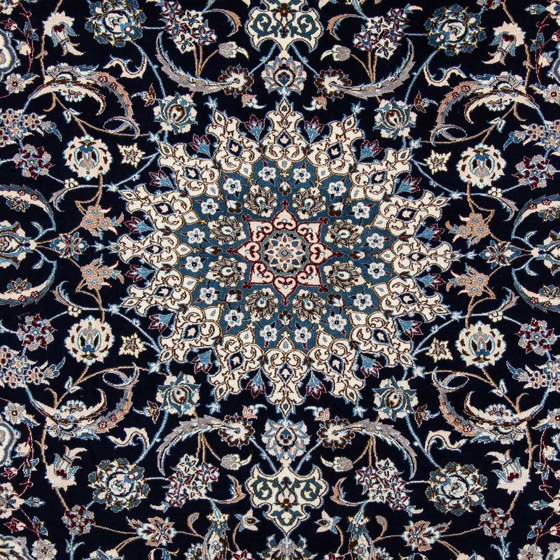 Dywan perski - Nain - Królewski - 303 x 203 cm - czarny