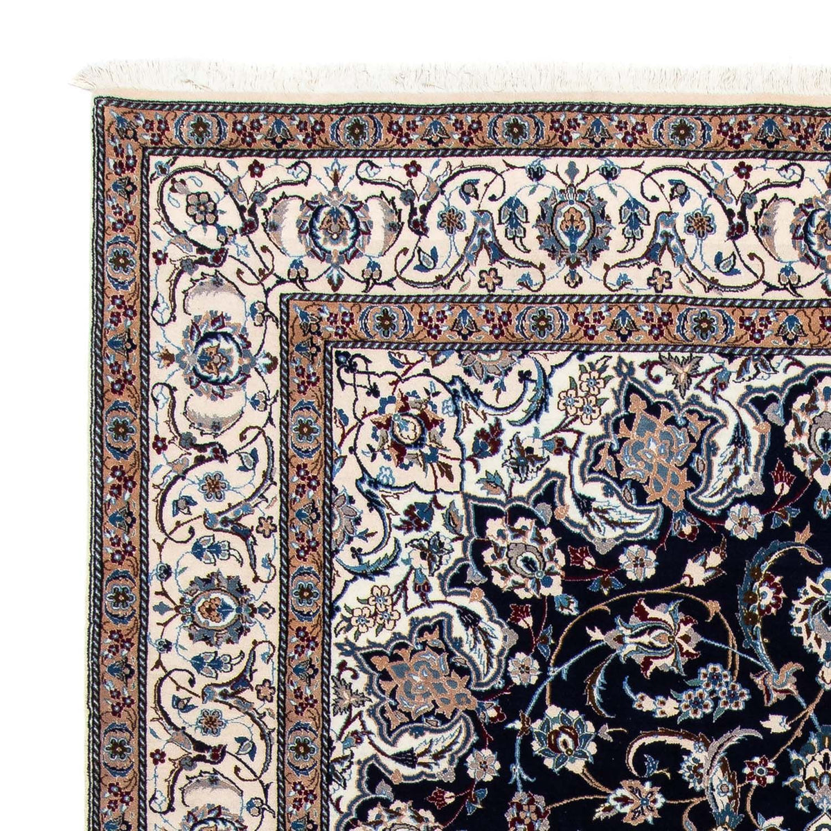 Dywan perski - Nain - Królewski - 303 x 203 cm - czarny