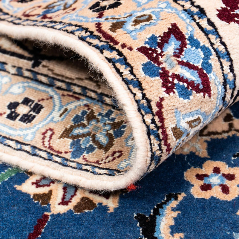 Dywan perski - Nain - Królewski - 302 x 198 cm - niebieski