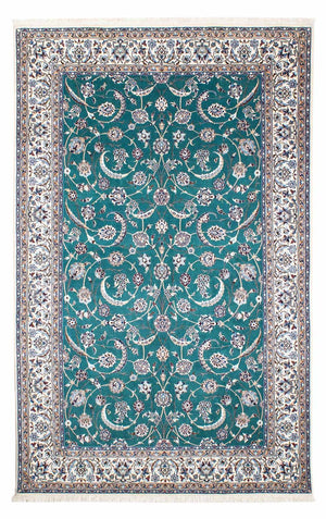 Dywan perski - Nain - Premium - 228 x 146 cm - niebieski