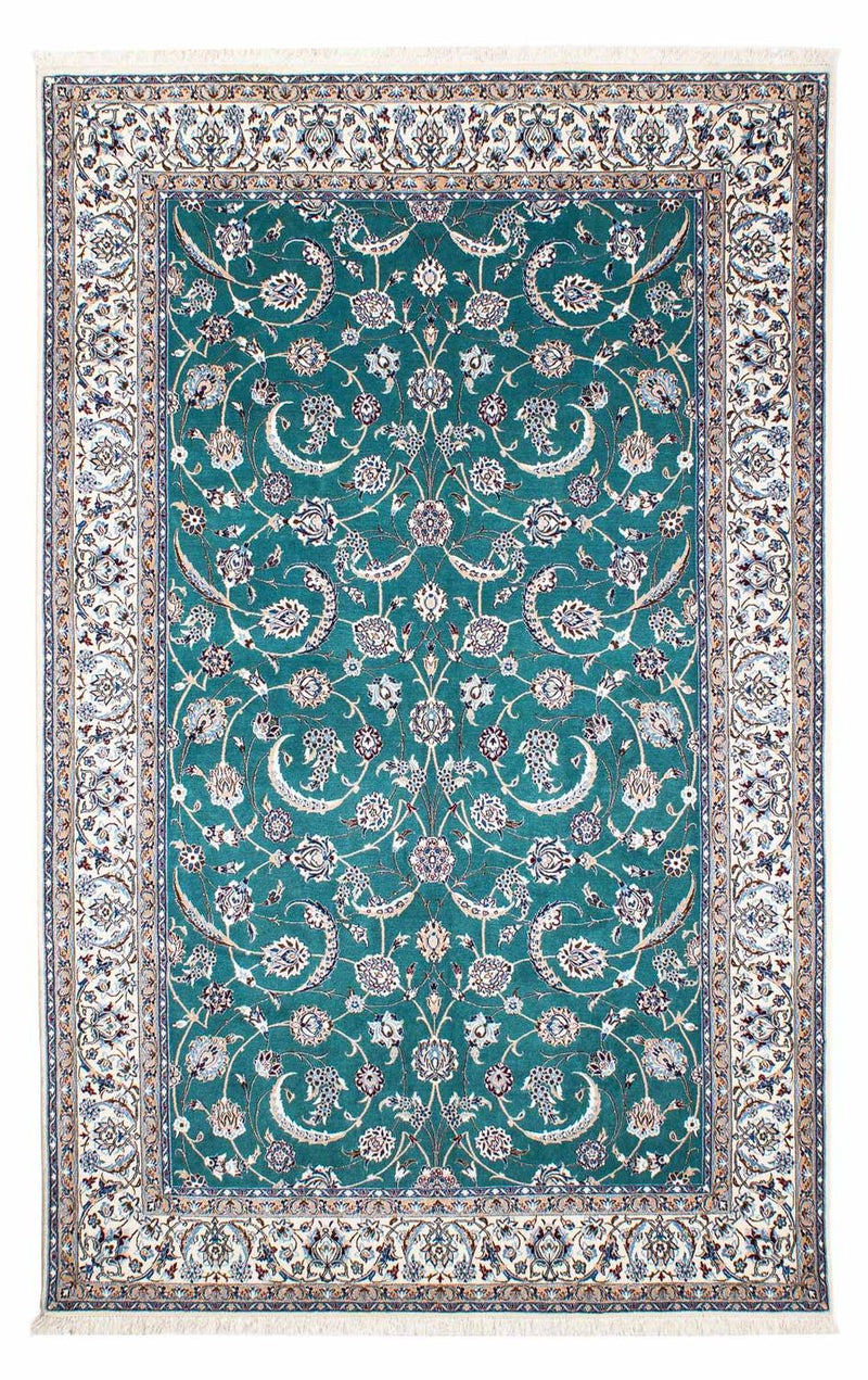 Dywan perski - Nain - Premium - 228 x 146 cm - niebieski