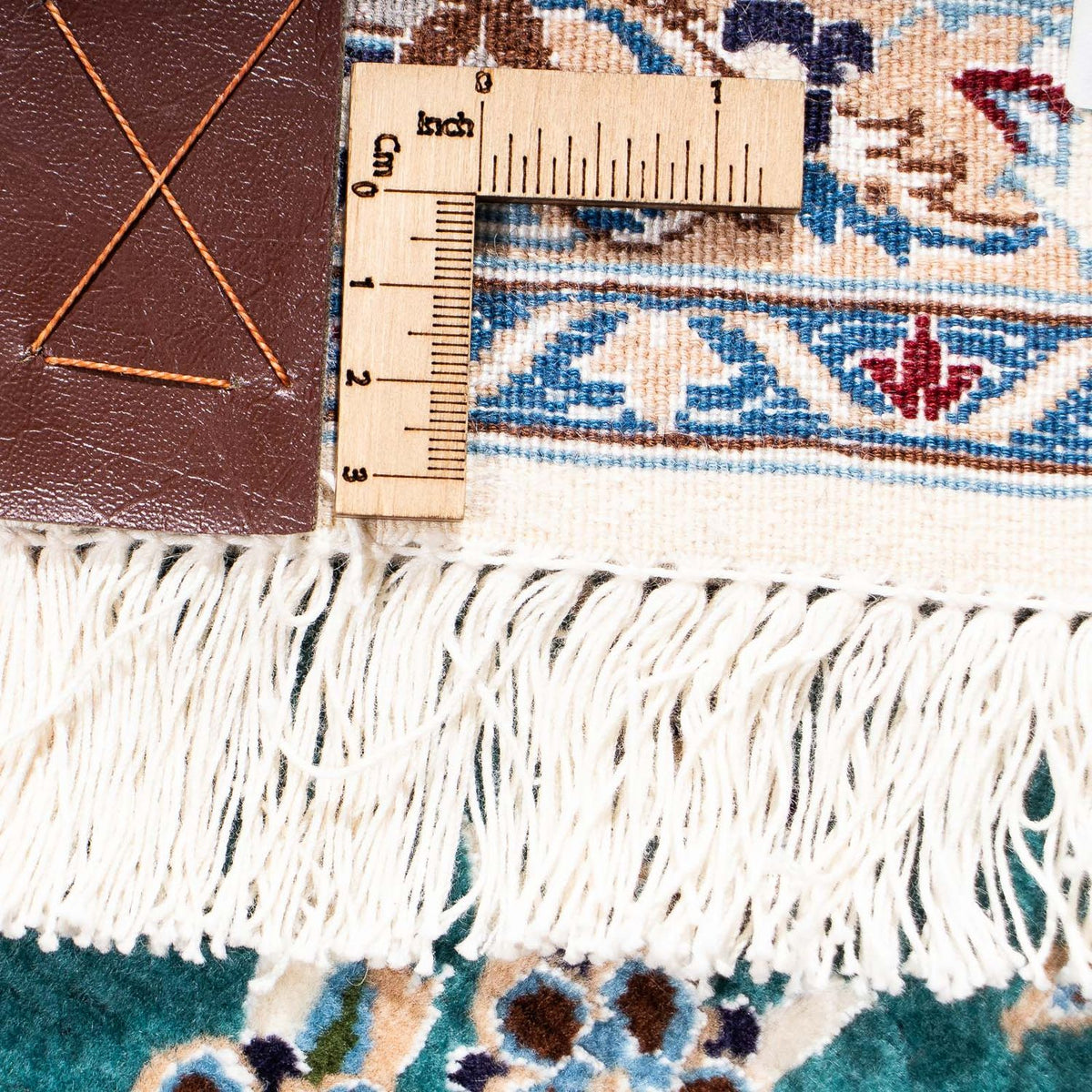 Dywan perski - Nain - Premium - 228 x 146 cm - niebieski