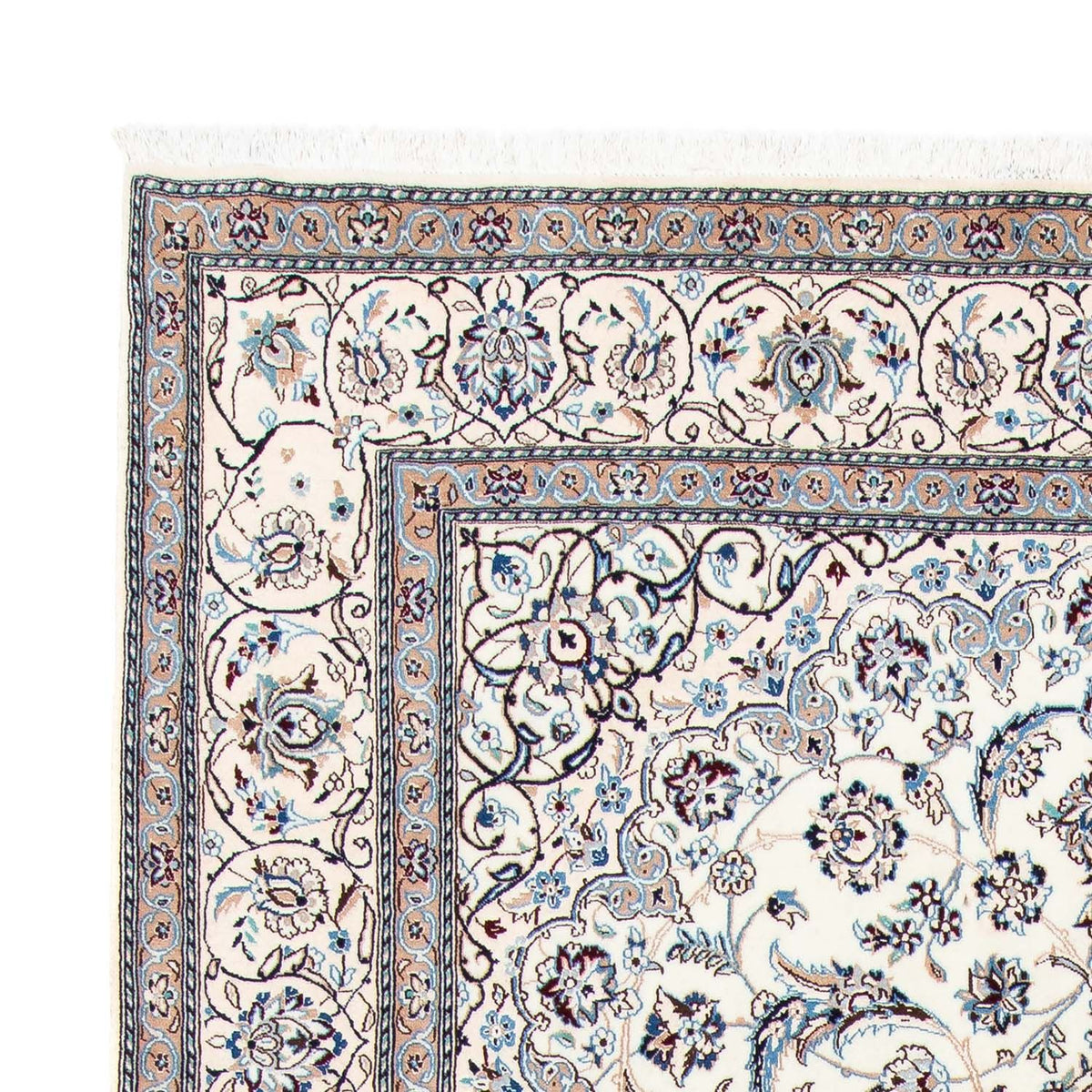 Dywan perski - Nain - Królewski - 307 x 204 cm - beżowy