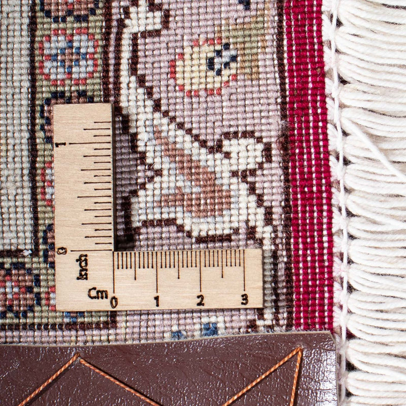 Dywan perski - Tabriz - Królewski - 202 x 150 cm - ciemna czerwień