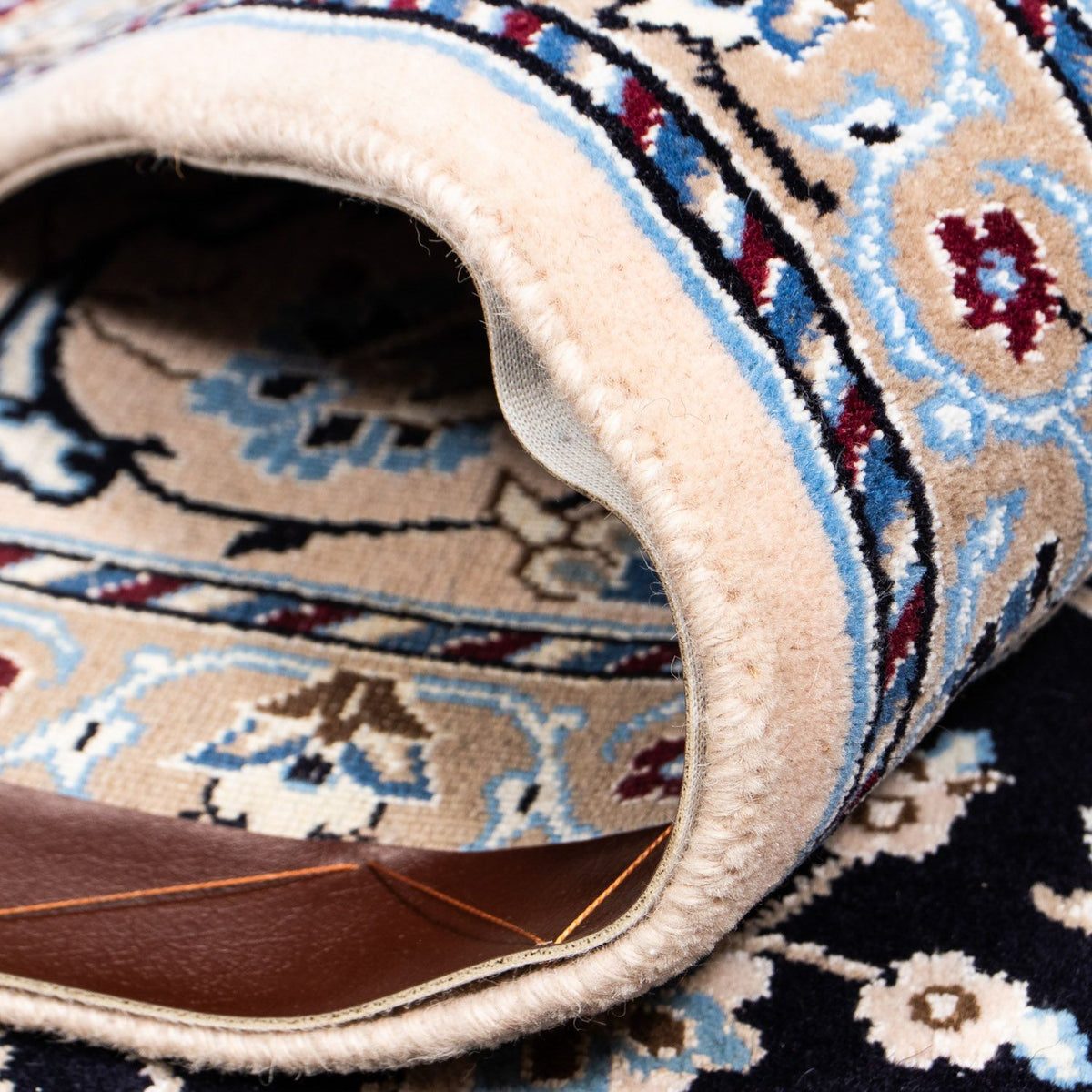 Dywan perski - Nain - Królewski - 295 x 204 cm - czarny