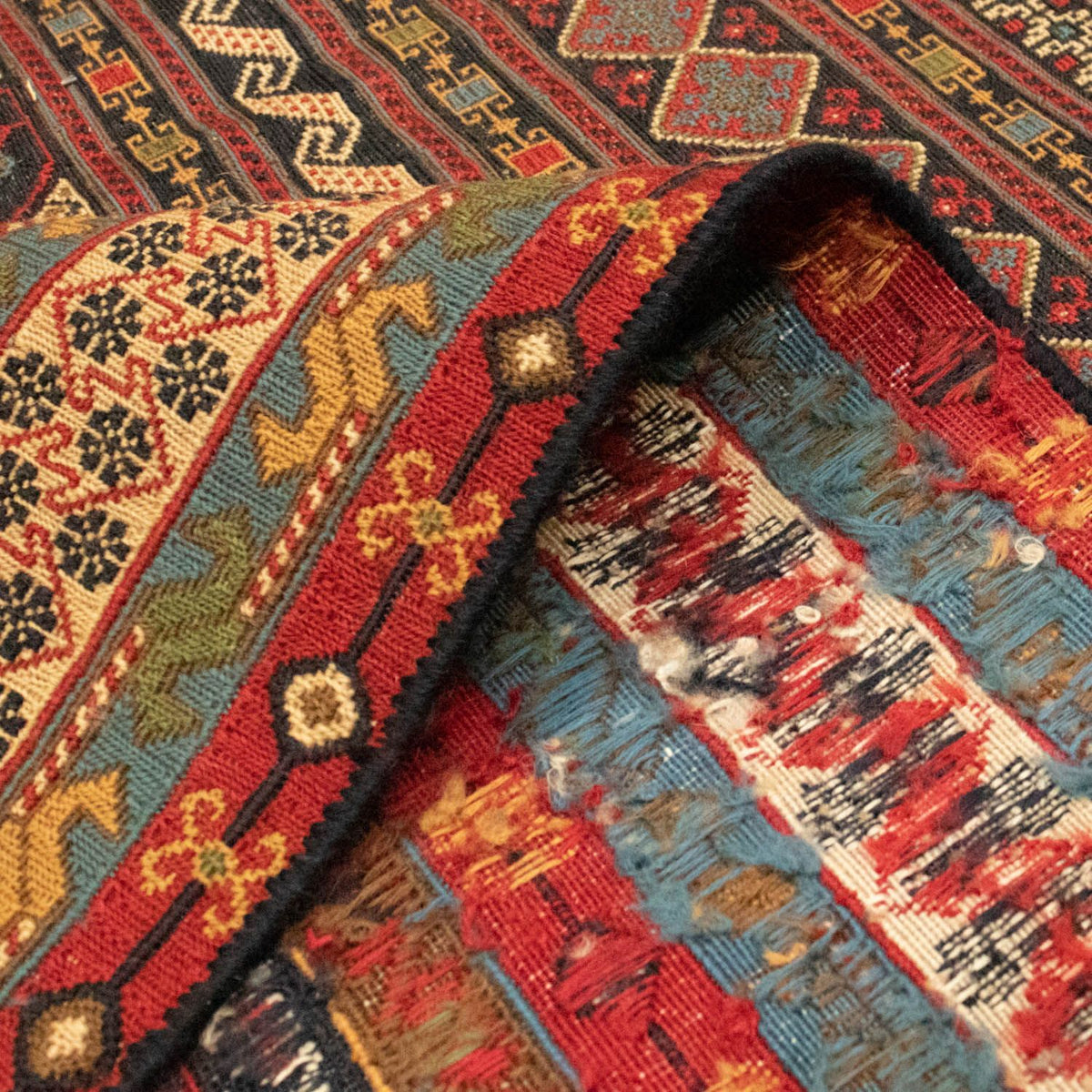 Perski dywan - Nomadyczny - 292 x 187 cm - wielokolorowy