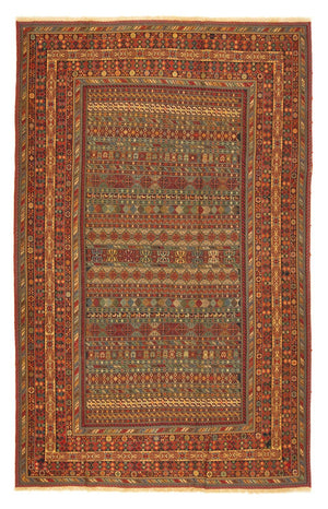 Perski dywan - Nomadyczny - 297 x 195 cm - wielokolorowy