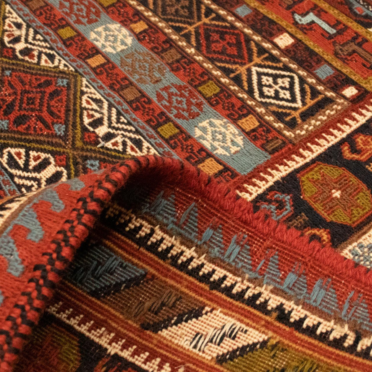 Perski dywan - Nomadyczny - 293 x 197 cm - wielokolorowy