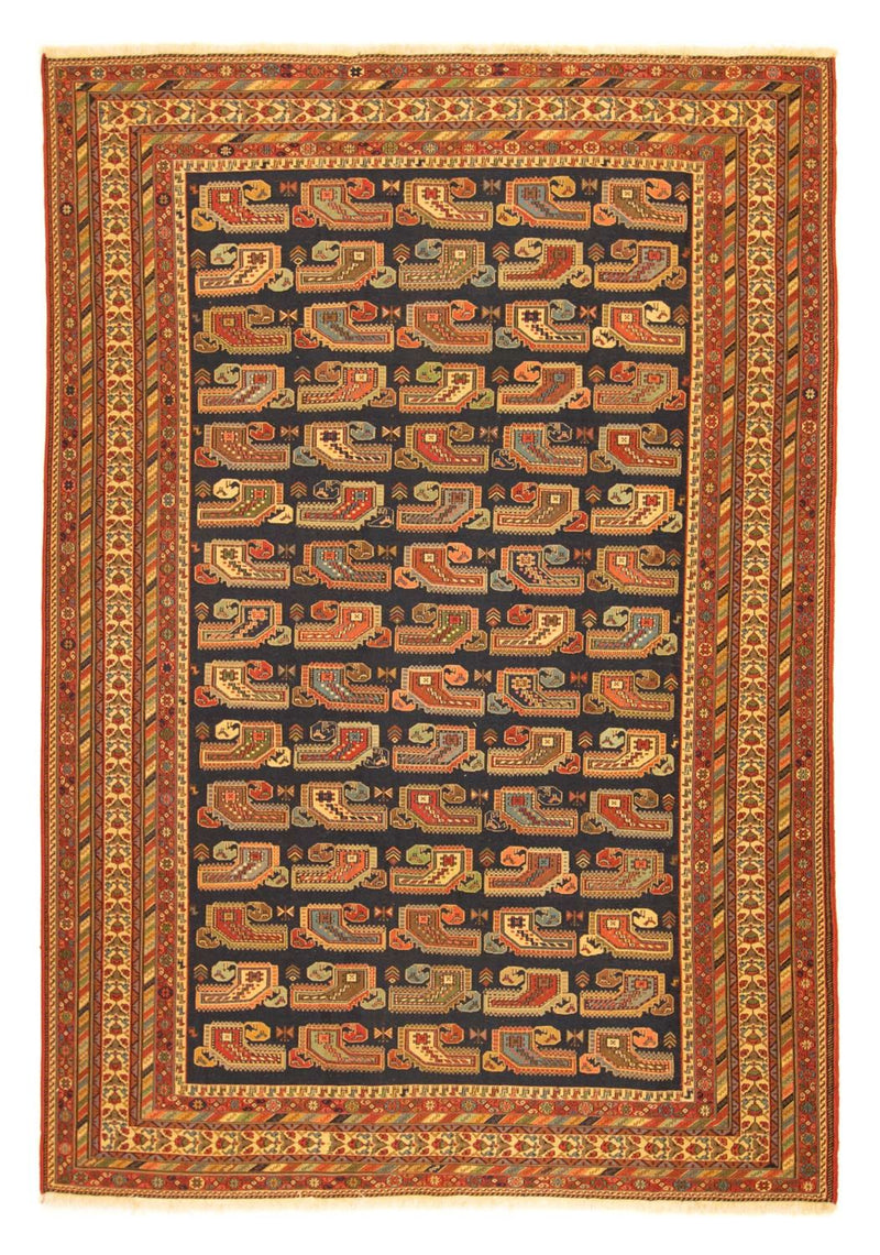 Perski dywan - Nomadyczny - 283 x 194 cm - ciemnoniebieski