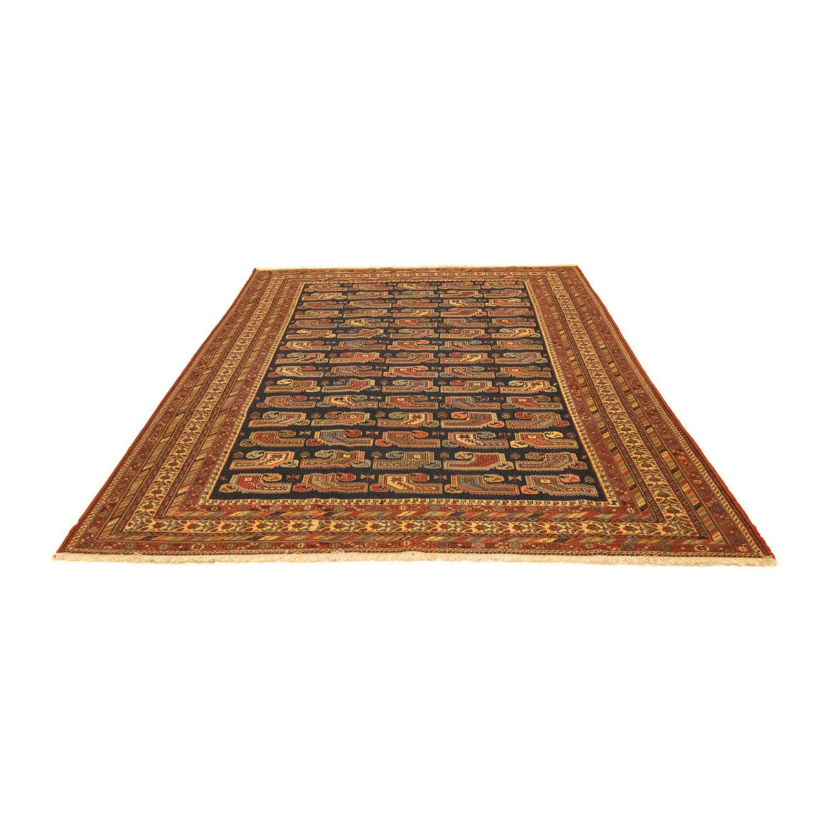 Perski dywan - Nomadyczny - 283 x 194 cm - ciemnoniebieski