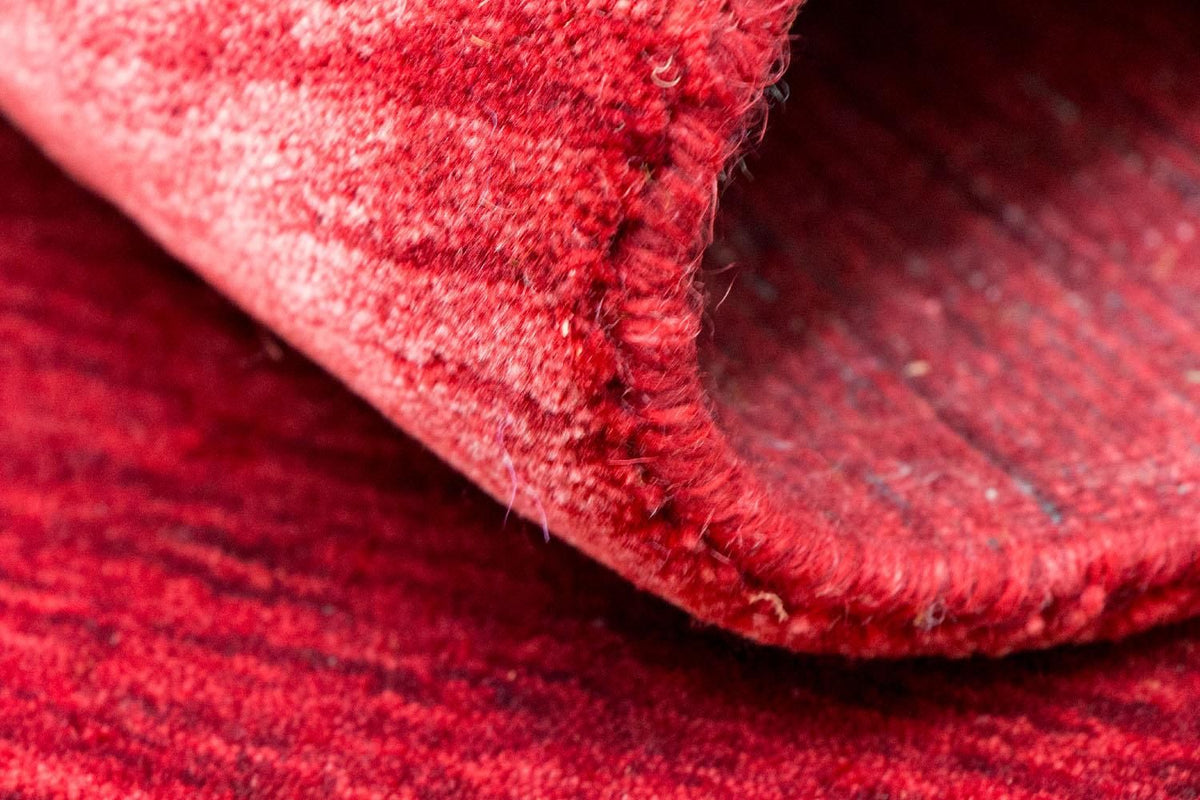 Dywan wełniany - 178 x 117 cm - czerwony