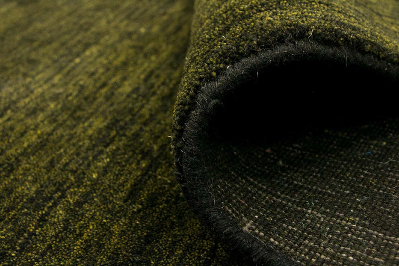 Dywan Gabbeh - Miękki - 300 x 250 cm - ciemna zieleń