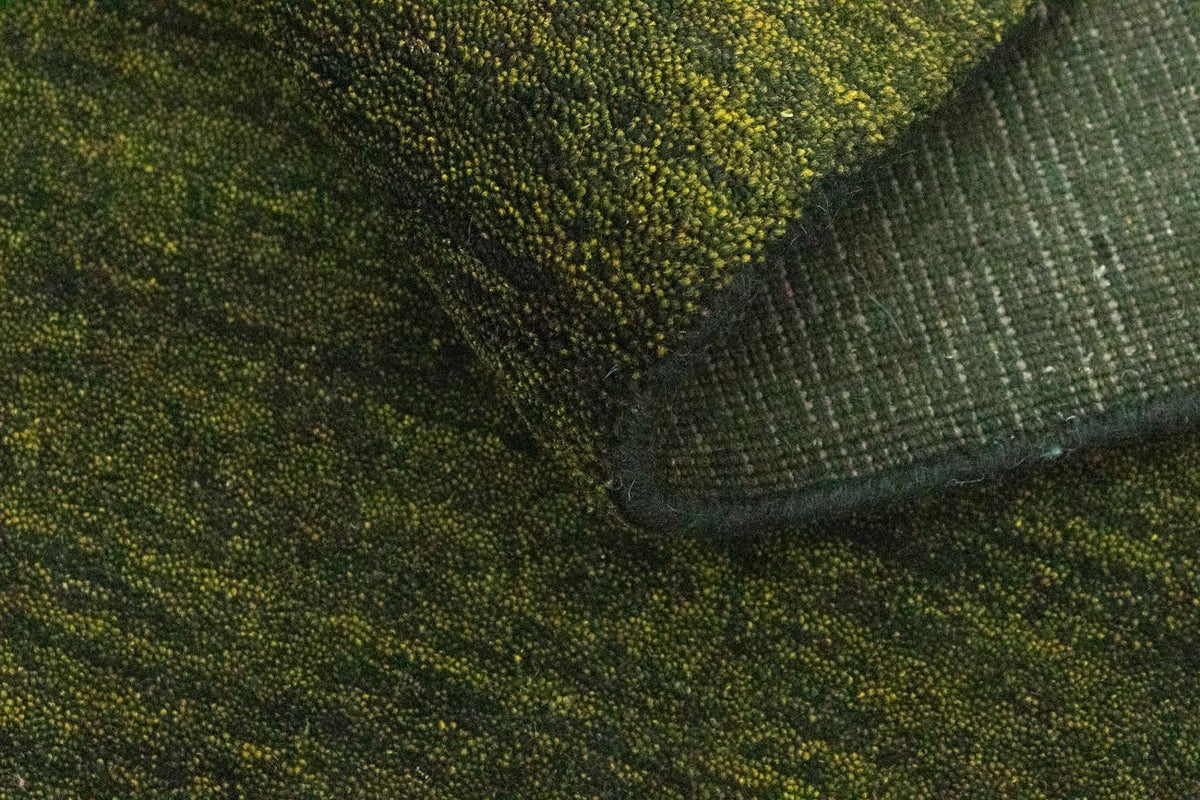 Dywan Gabbeh - Miękki - 300 x 250 cm - ciemna zieleń