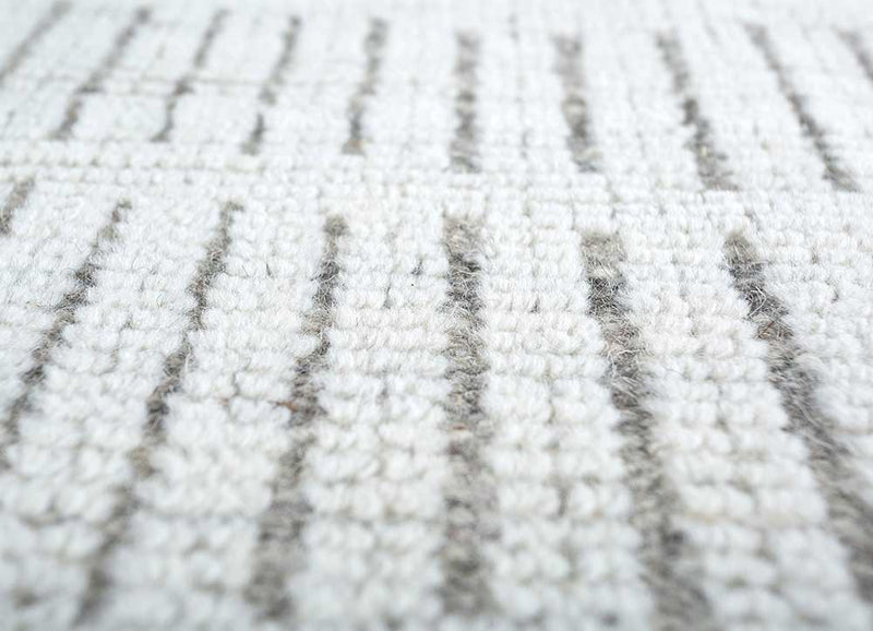 Dywan wełniany kwadratowy  - 75 x 75 cm - kremowy