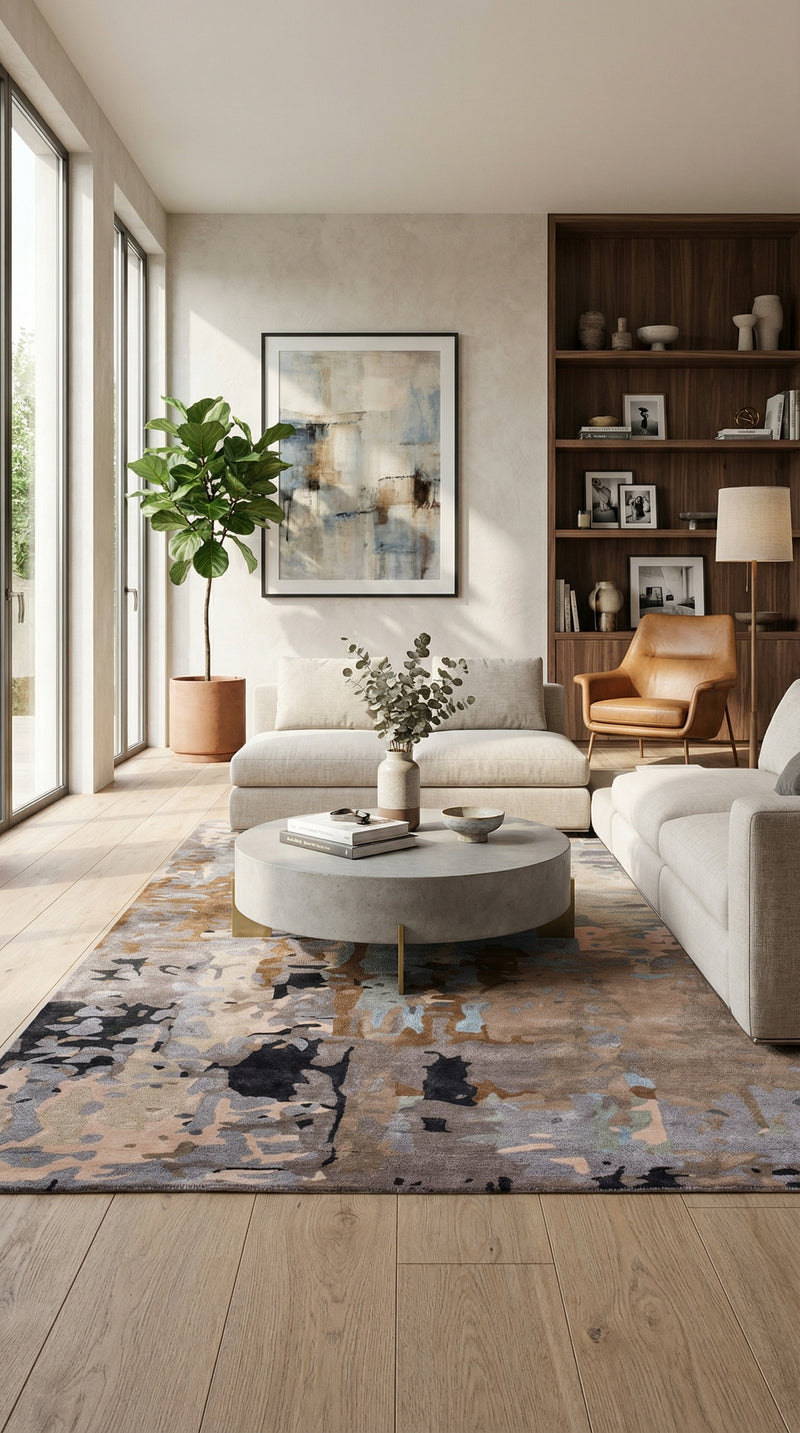 Designerski dywan - Colorburst - prostokątny