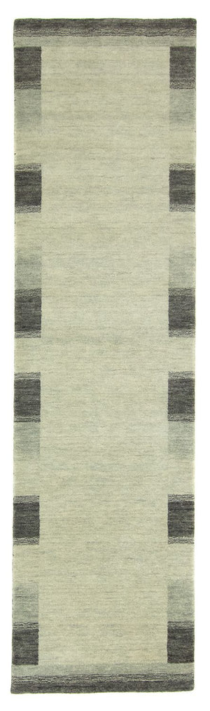 Biegacz Dywan Gabbeh - Indus - 200 x 80 cm - srebrny