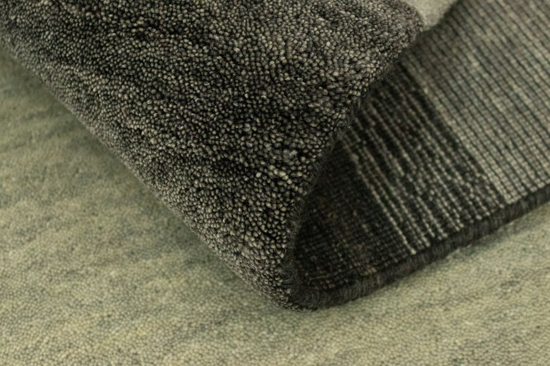 Biegacz Dywan Gabbeh - Indus - 200 x 80 cm - srebrny