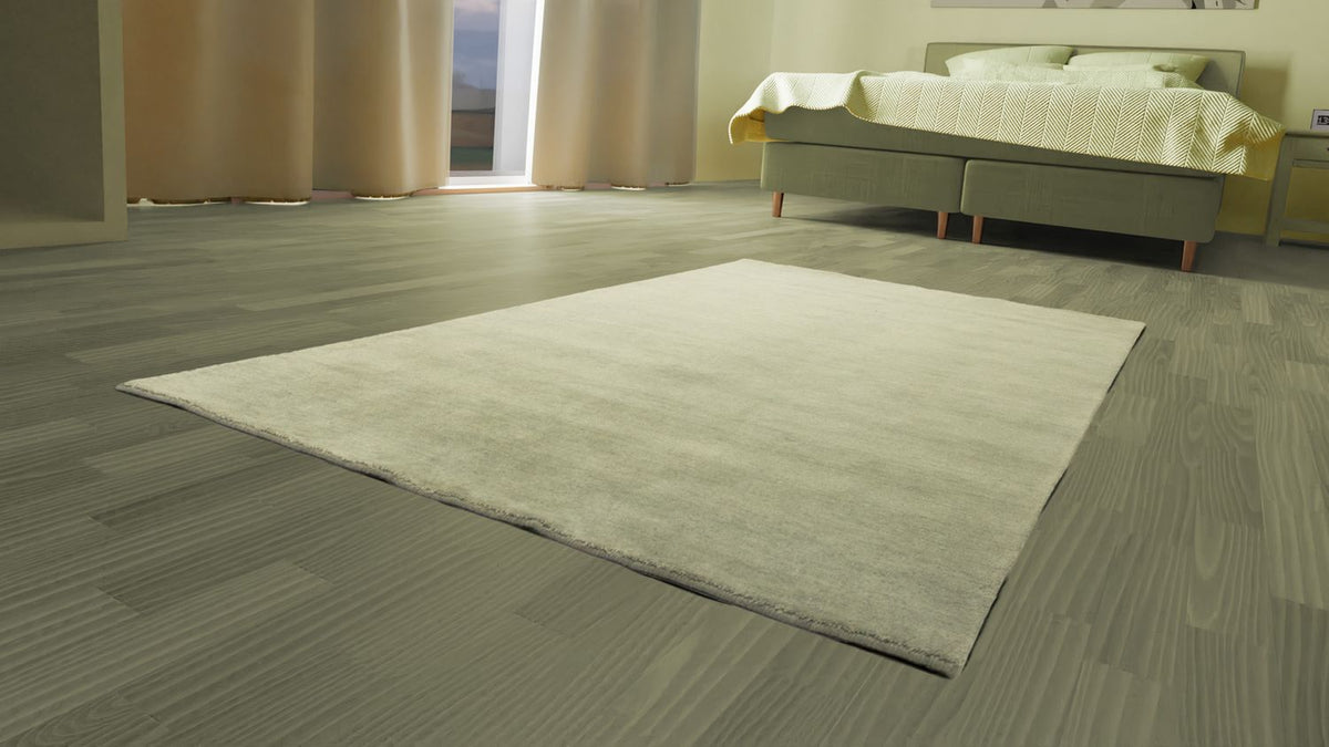 Dywan Gabbeh - Indus - 160 x 90 cm - srebrny