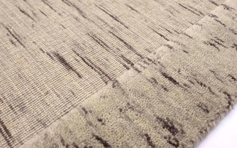 Dywan wełniany - 90 x 60 cm - srebrny