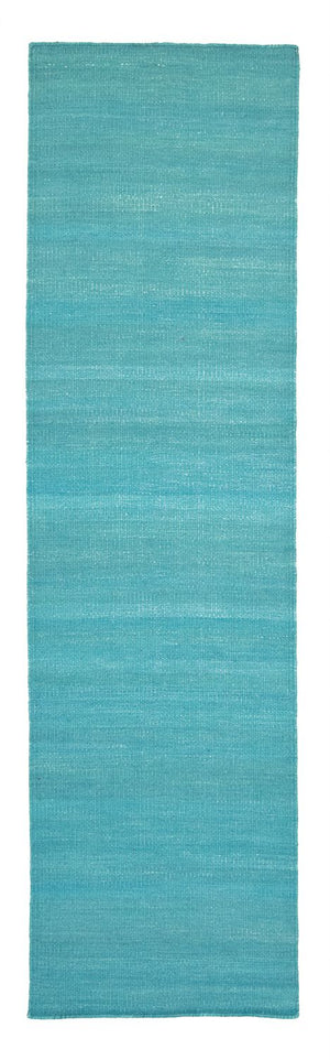 Dywan Kelim - modny - 160 x 90 cm - turkusowy