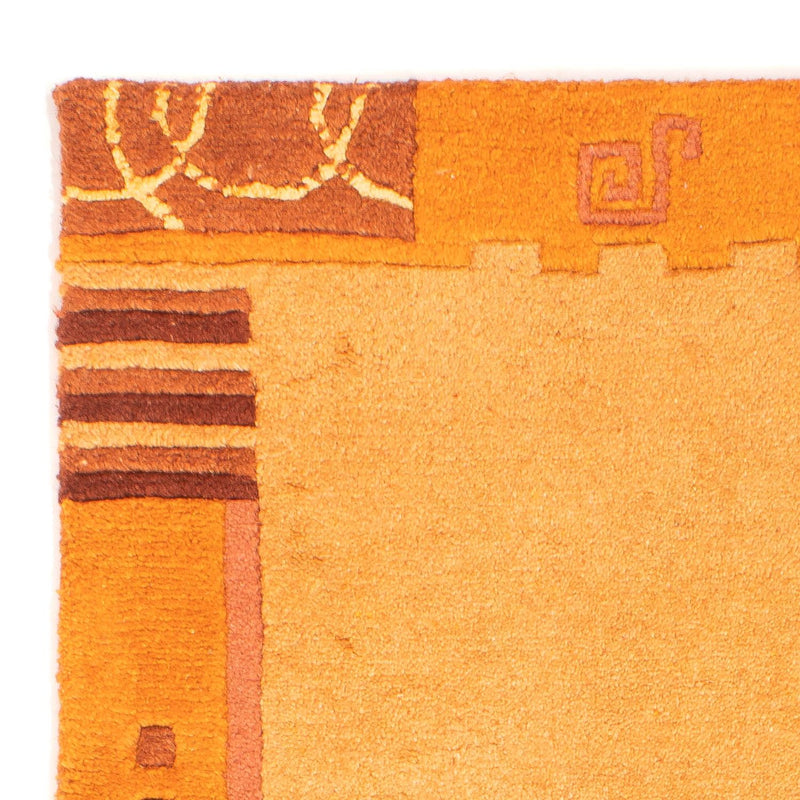 Dywan z Nepalu - 150 x 80 cm - pomarańczowy