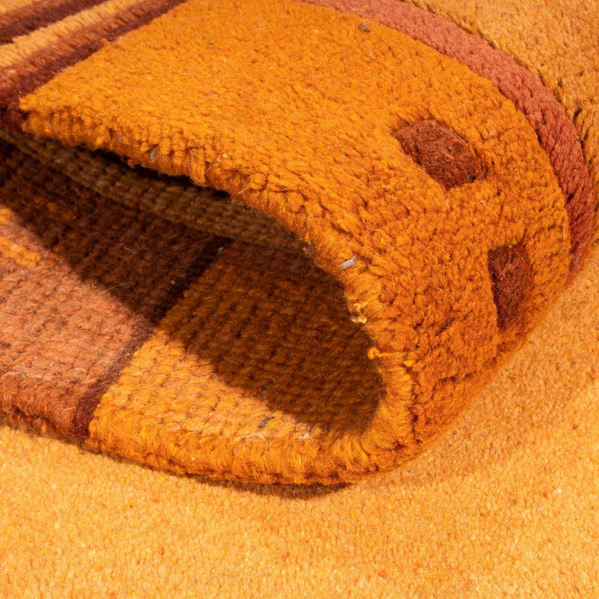 Dywan z Nepalu - 150 x 80 cm - pomarańczowy