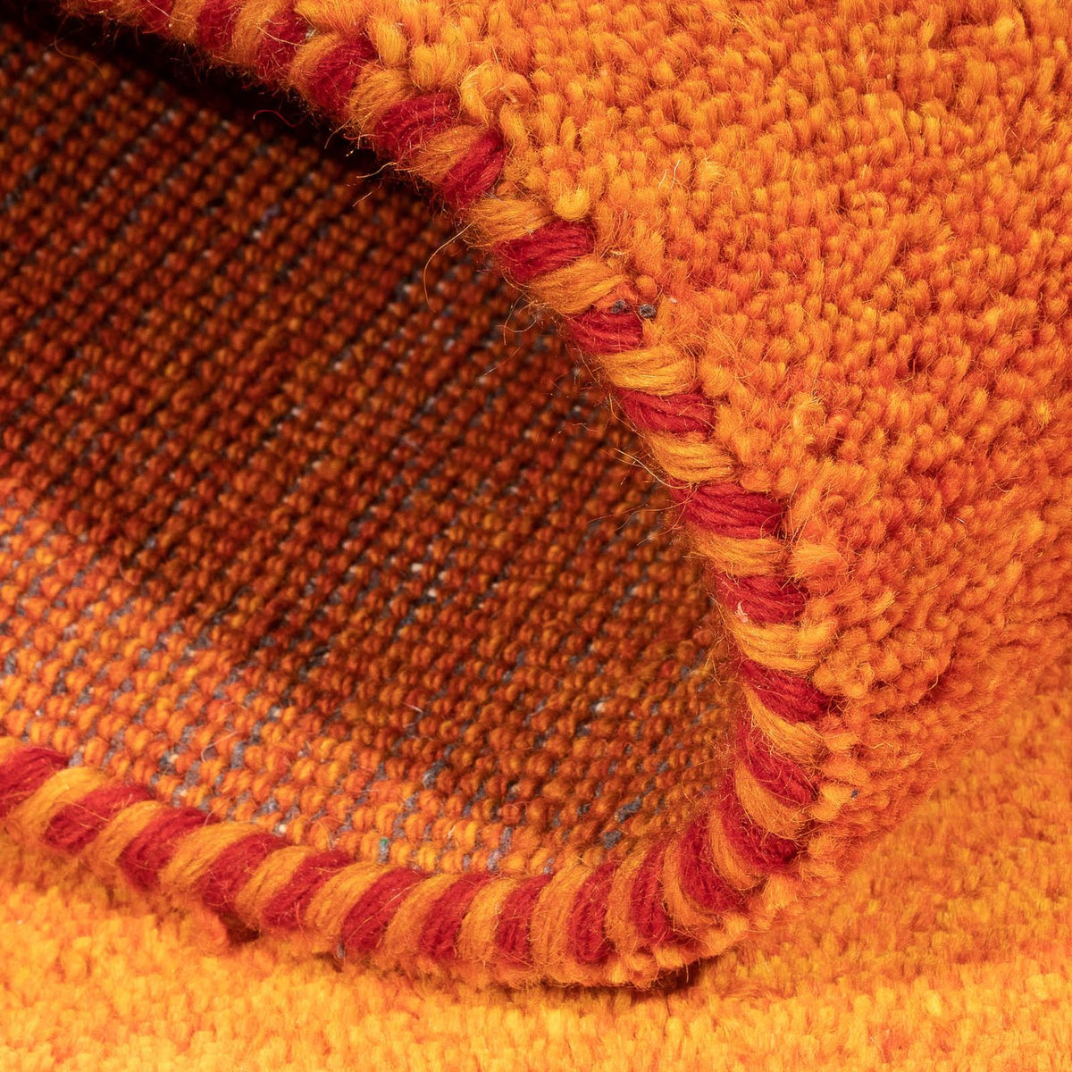 Dywan Gabbeh - Indus - 180 x 120 cm - pomarańczowy