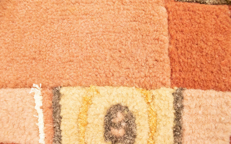 Dywan z Nepalu - 60 x 40 cm - różowy