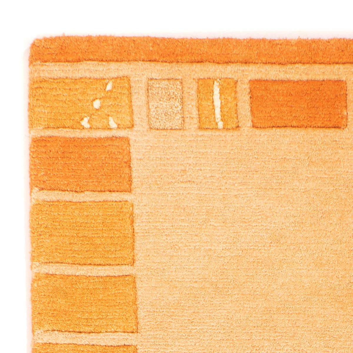 Dywan z Nepalu - 140 x 70 cm - pomarańczowy