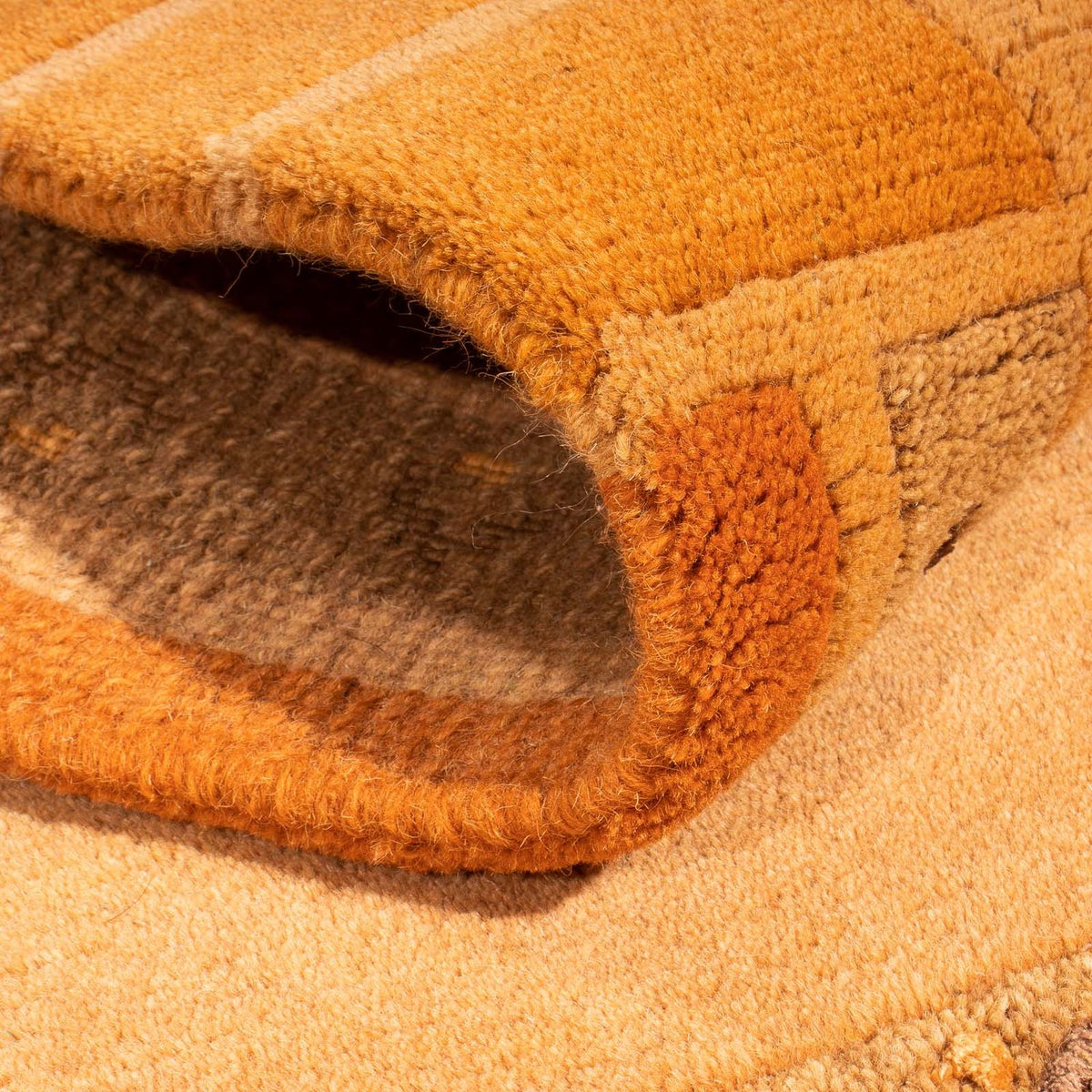 Dywan z Nepalu - 140 x 70 cm - pomarańczowy