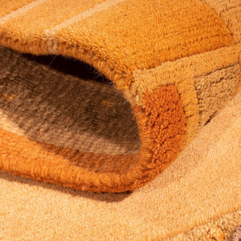 Dywan z Nepalu - 140 x 70 cm - pomarańczowy