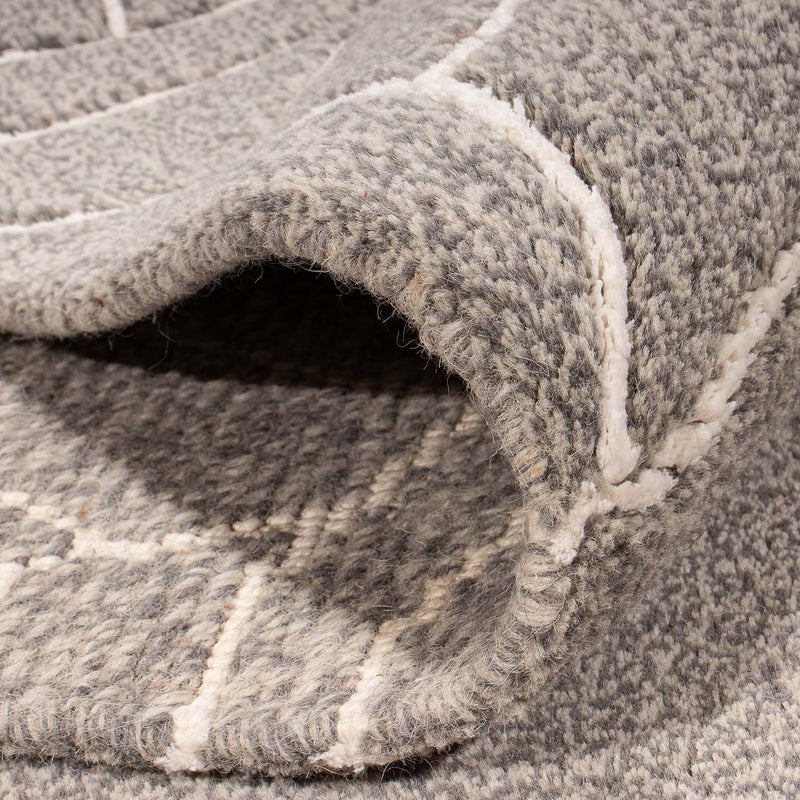 Dywan z Nepalu - 230 x 160 cm - szary