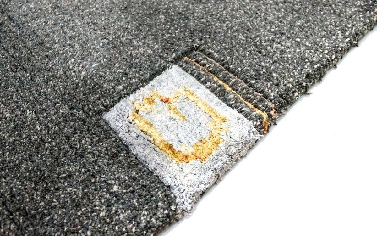 Dywan z Nepalu - 140 x 70 cm - srebrny