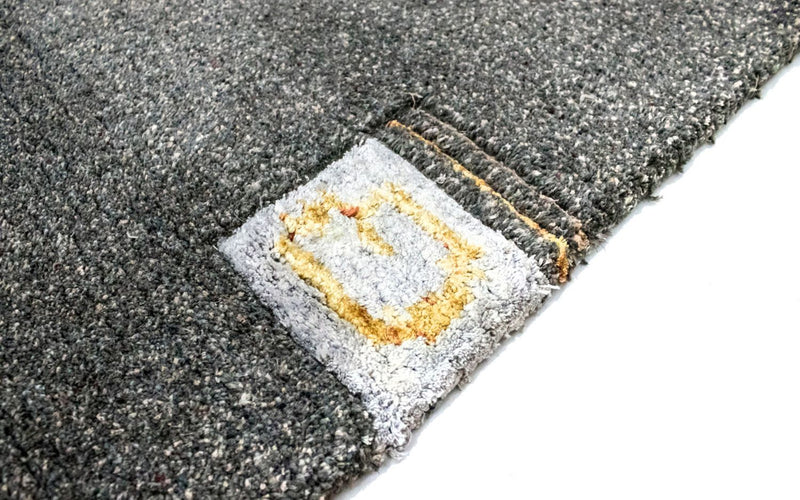 Dywan z Nepalu - 140 x 70 cm - srebrny