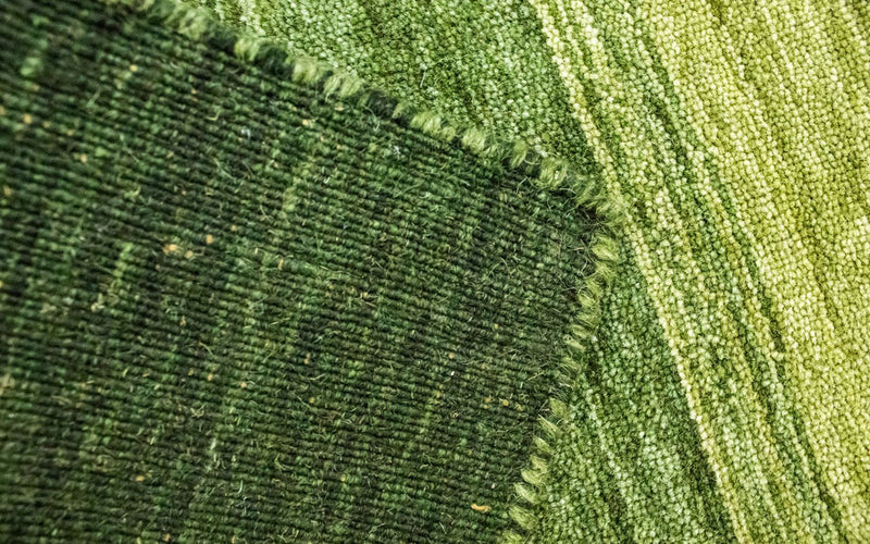 Dywan wełniany - 180 x 120 cm - zielona