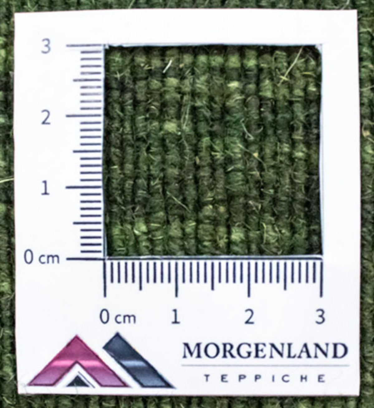 Dywan wełniany - 180 x 120 cm - zielona