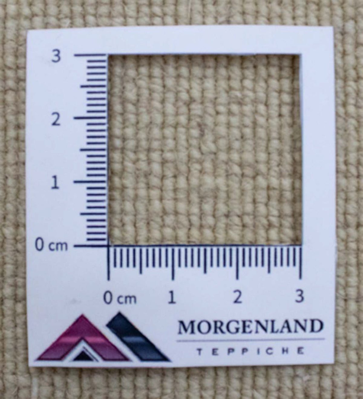 Dywan wełniany - 110 x 60 cm - beżowy